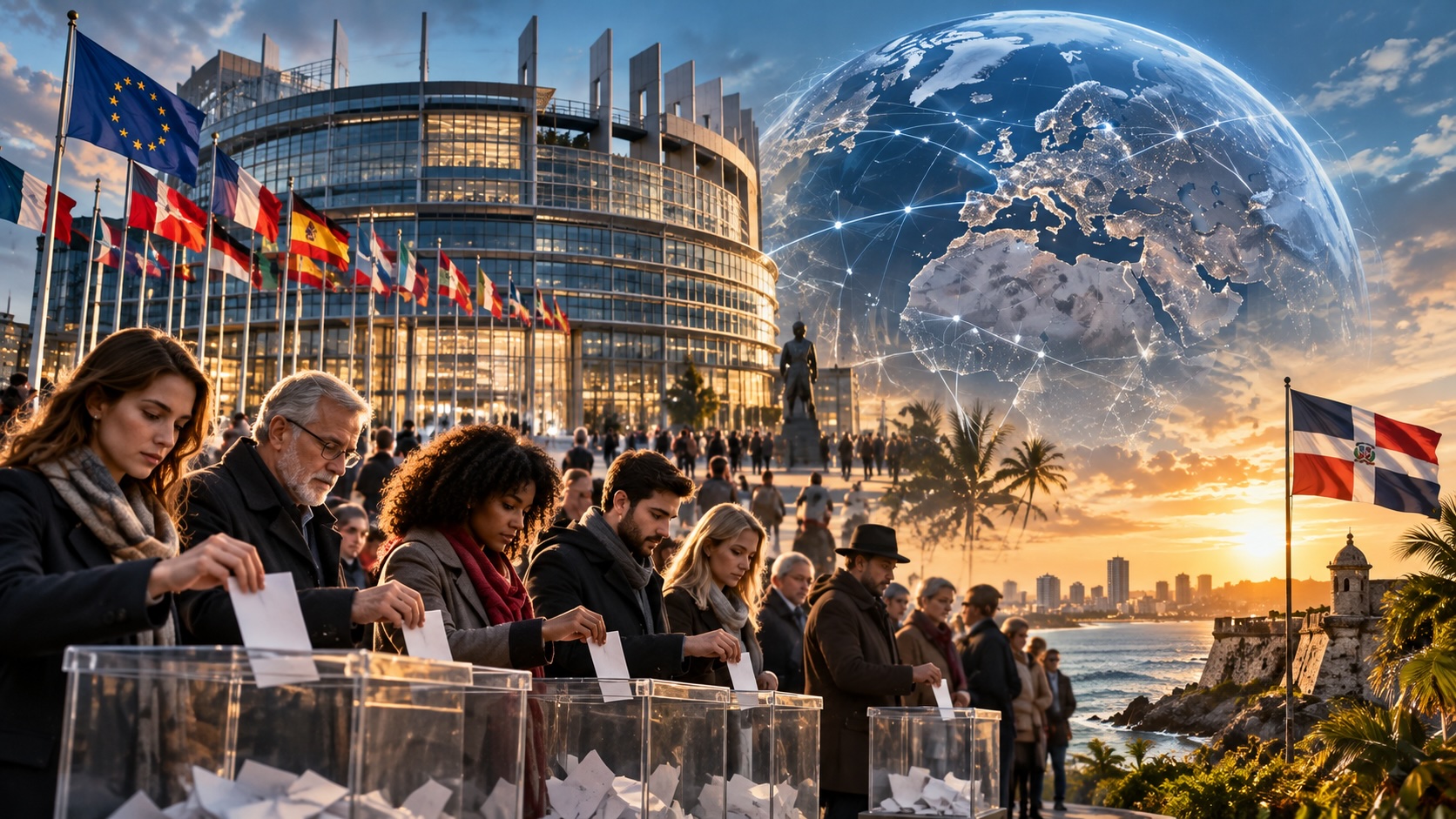 Global Democracy Votes and Flags copy